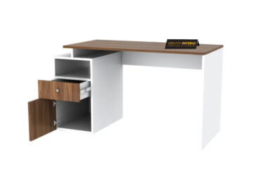 study table open drawers