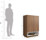 Foyer double door shoe cabinet measurements