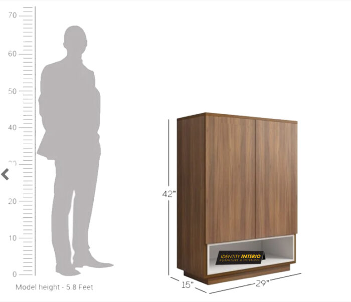 Foyer double door shoe cabinet measurements