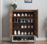 Foyer double door shoe cabinet