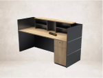 grey reception counter