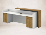 elegant reception desk modern