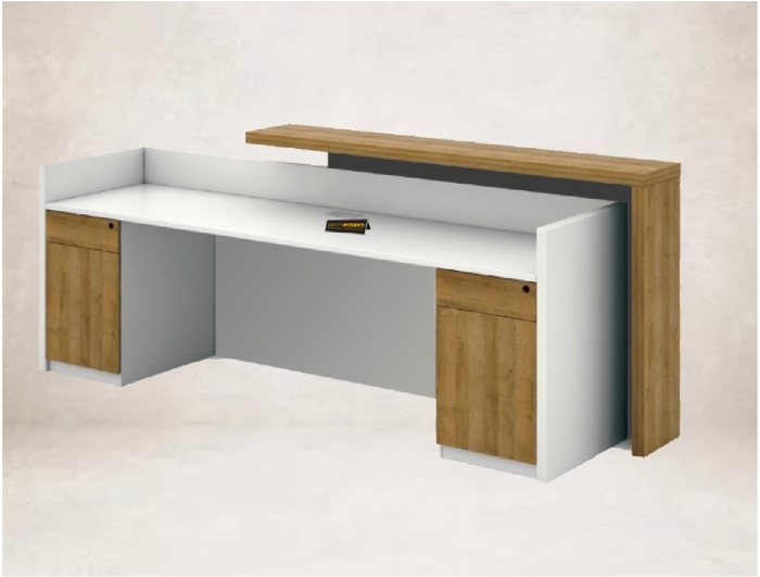 elegant reception desk modern